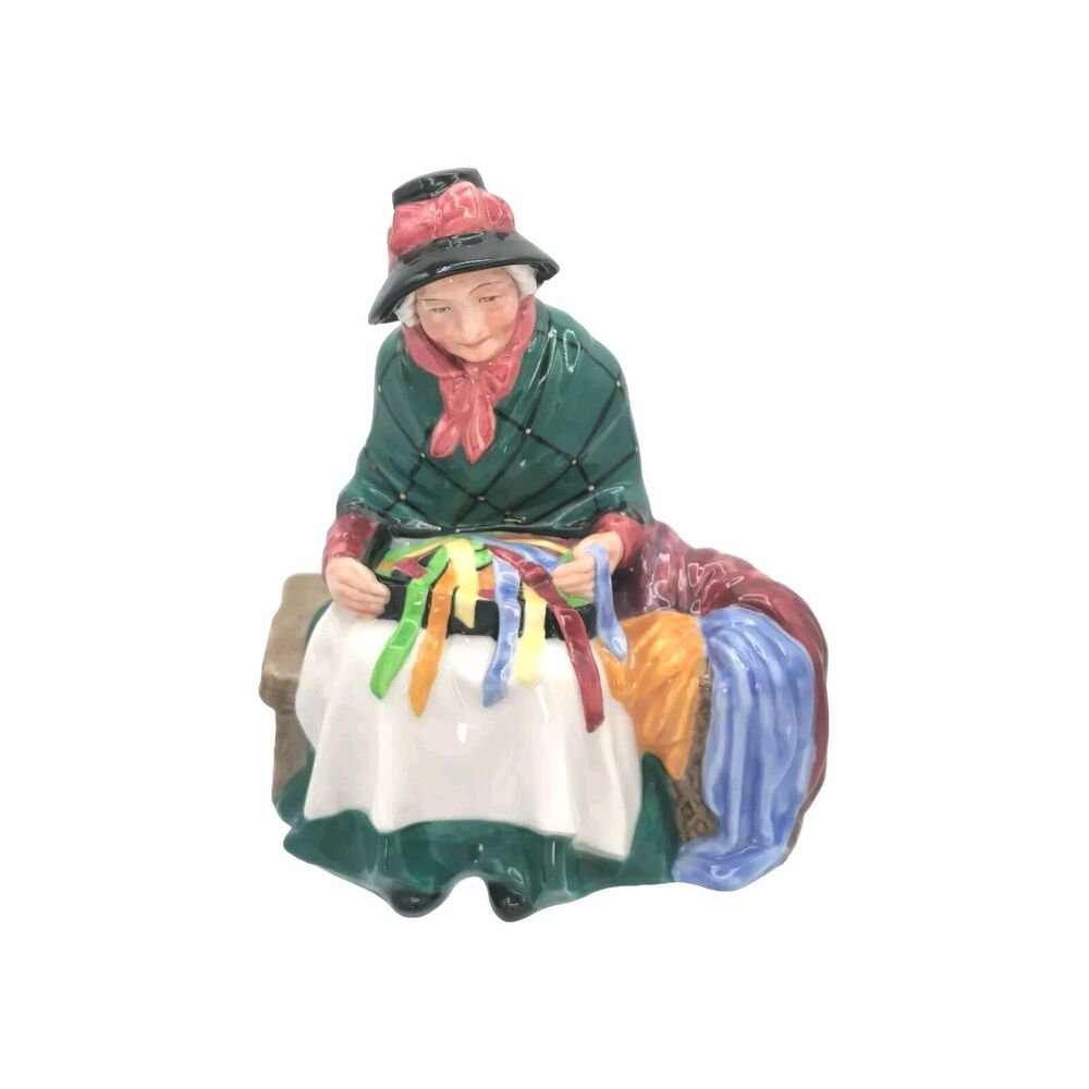 MCM Royal Doulton Figurine Silks & Ribbons HN2017 6" Designed In 1948 Signed